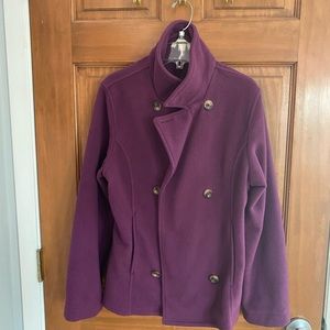 very cute purple coat